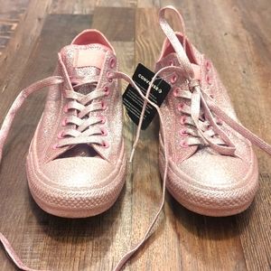 Pink glitter Converse (Chucks) size 9 men's / 11 women's (US) - never worn, NWT